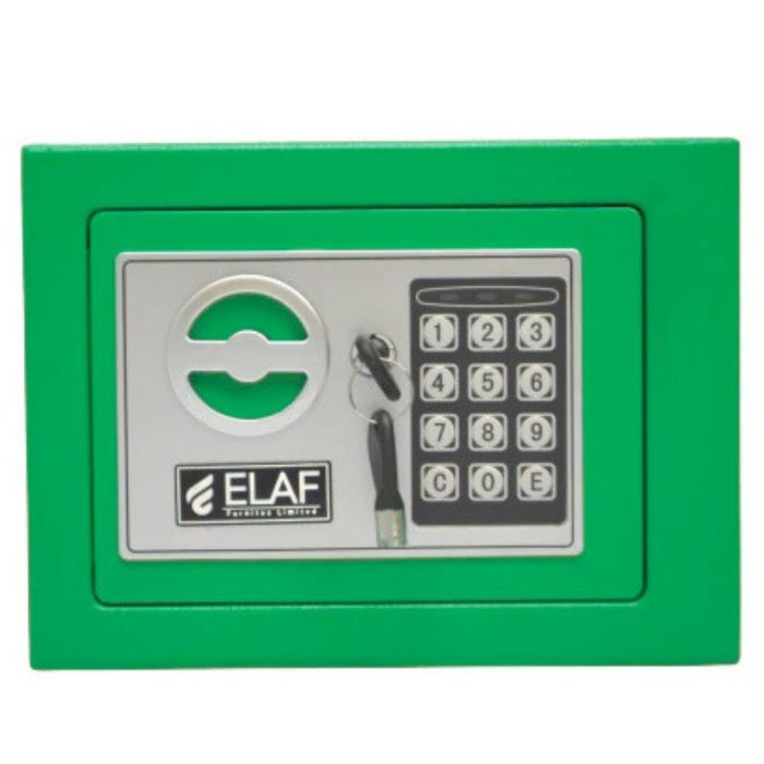 ELAF Small Safety Box with Electronic Keypad (FT-L17ET) Green