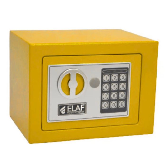 ELAF Small Safety Box with Electronic Keypad (FT-L17ET) yellow