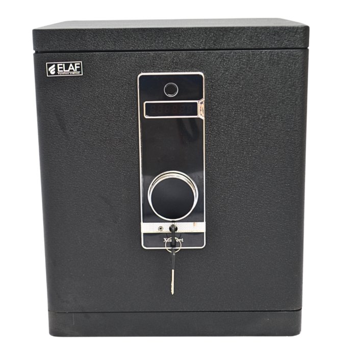 ELAF FINGERPRINT SAFETY LOCKER (FT-F450) Black